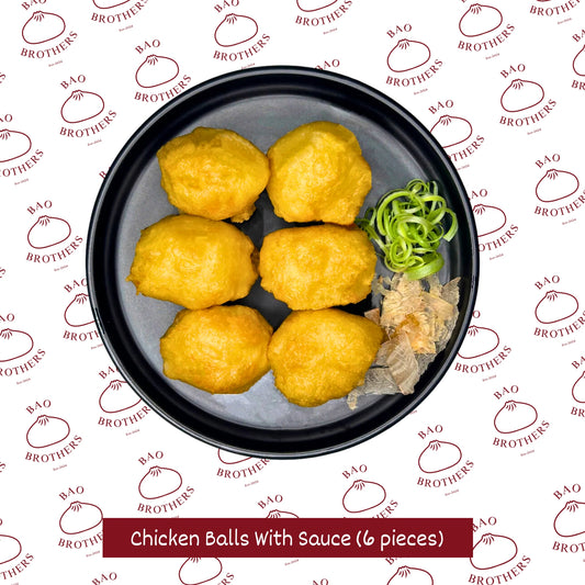 Chicken Balls With Sauce (6 pieces)