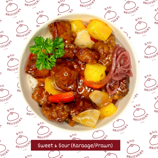 Sweet & Sour (Karaage Chicken or Prawns)