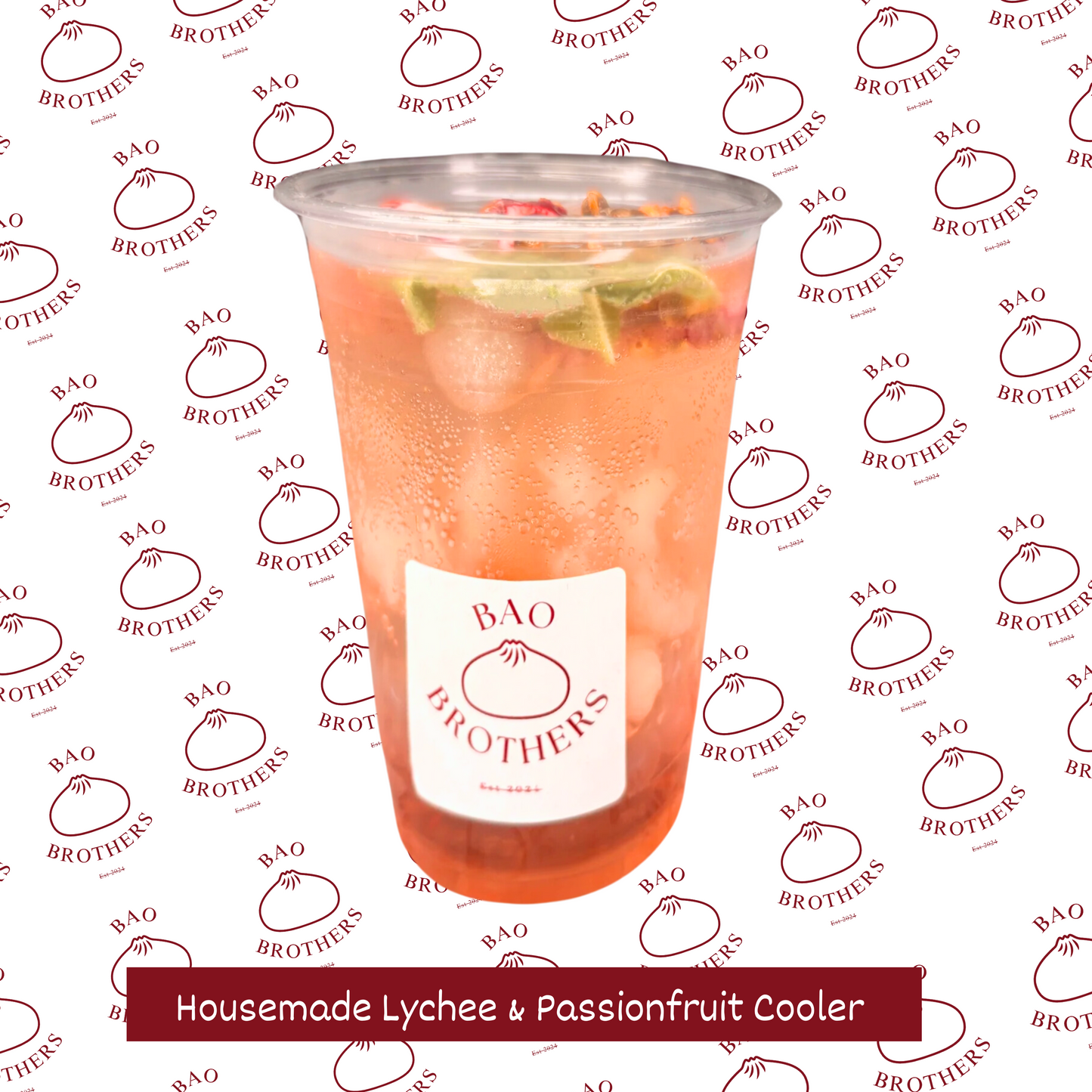 Housemade Lychee & Passionfruit Cooler